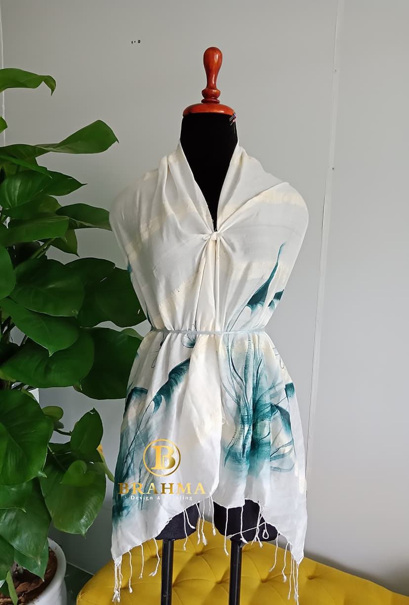Áo Dài Vẽ Tay cao cấp mẫu 1