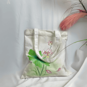 Áo Dài Vẽ Tay cao cấp mẫu 2